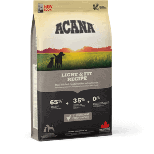 Acana Dog Light and Fit front of bag.